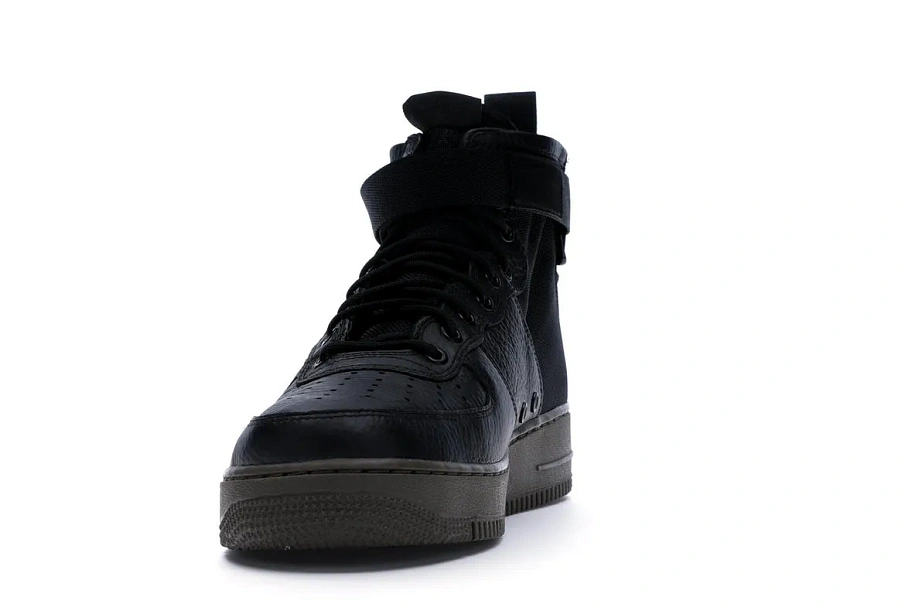 Фото № 2 с приближением к товару «‎Nike SF Air Force 1 Mid Black Dark Hazel»