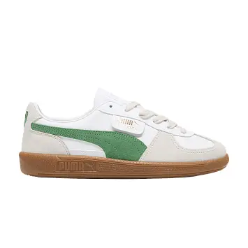 Puma Women's Palermo White Archive Green Gum - 1