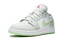 Фото № 2 с приближением к товару «‎Jordan 1 Low Barely Grey Frosted Spruce (GS) Barely GreyFrosted SpruceWhite»