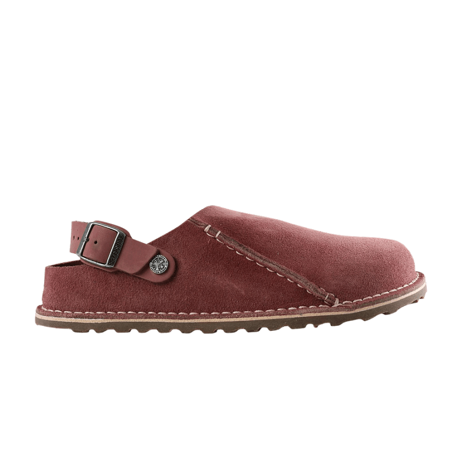Фото № 1 с приближением к товару «‎Birkenstock Lutry Premium Suede Leather Medium Sandal Pepper»