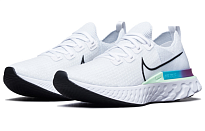 Фото № 3 с приближением к товару «‎Nike React Infinity Run Flyknit Running Shoes White Vapor Green»