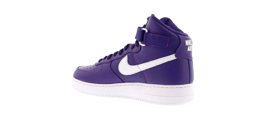 Фото № 2 с приближением к товару «‎Nike Air Force 1 High Varsity Purple (2015)»