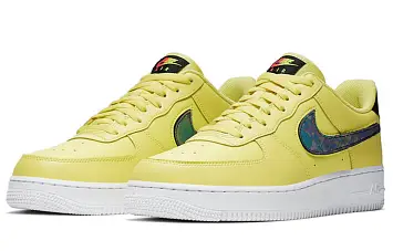 Nike Air Force 1 Low Skate Shoes Yellow Pulse - 4