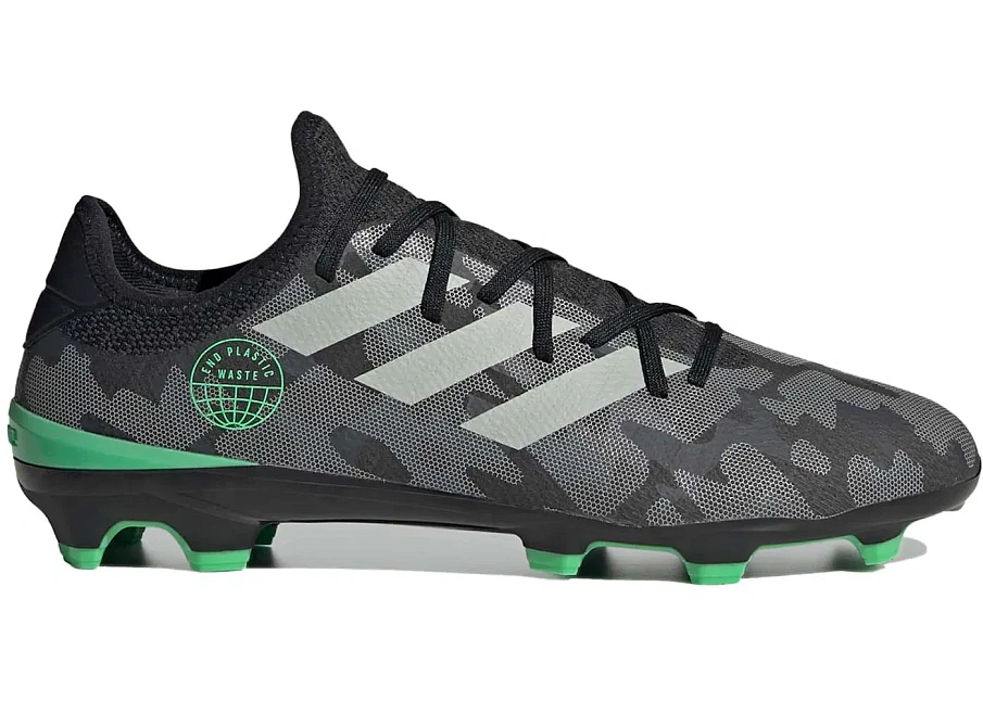 Фото № 1 с приближением к товару «‎adidas Gamemode Knit FG Black Screaming Green»