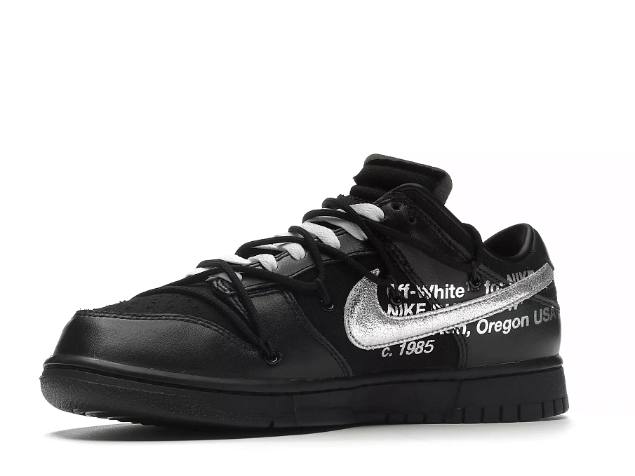 Фото № 6 с приближением к товару «‎Nike Dunk Low Off-White Lot 50»