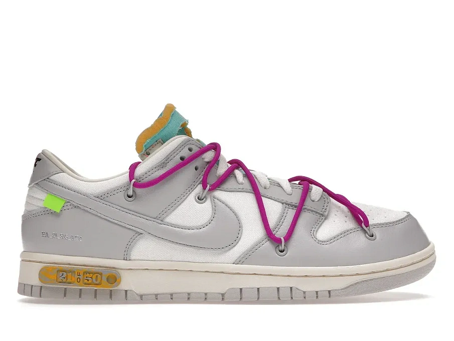 Фото № 1 с приближением к товару «‎Nike Dunk Low Off-White Lot 21»