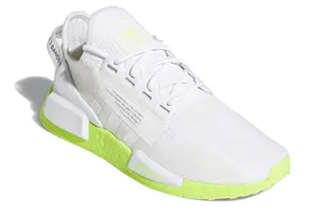 adidas NMDR1 V2 Cloud White Neon - 2