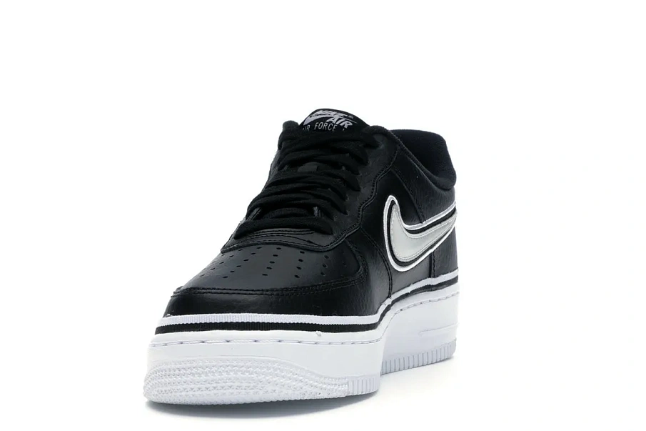 Фото № 2 с приближением к товару «‎Nike Air Force 1 Low Sport NBA Black White»
