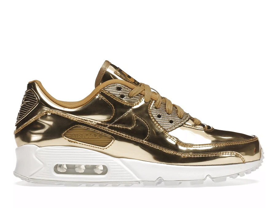 Фото № 1 с приближением к товару «‎Nike Air Max 90 Metallic Gold (2020) »
