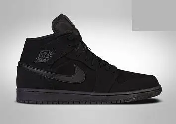 Nike Air Jordan 1 Retro Nubuck Triple  - 1