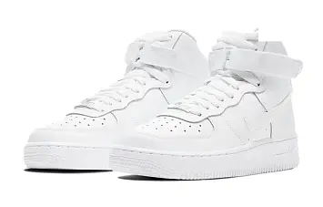 Nike Air Force 1 High LE (GS) High-Top Sneakers White - 4