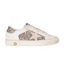 Фото № 1 с приближением к товару «‎Golden Goose May Kids Glitter - Optic White Cinder»