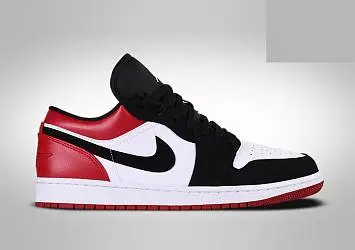 Jordan 1 Low Black Toe - 1