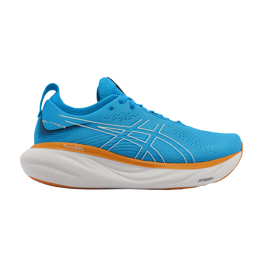 Фото № 1 с приближением к товару «‎Asics Gel Nimbus 25 4E Wide Island Blue (1011B618-400)»