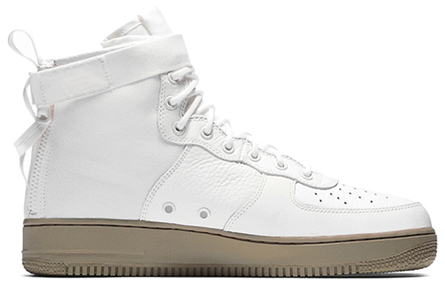 Фото № 2 с приближением к товару «‎Nike SF Air Force 1 Mid Sneakers White»