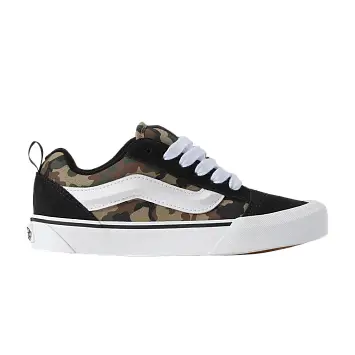 Vans Knu-Skool Kids Black Green Camo - 1