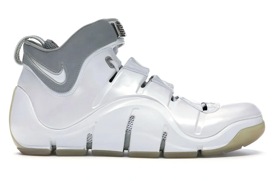 Фото № 1 с приближением к товару «‎Nike LeBron 4 White Chrome»