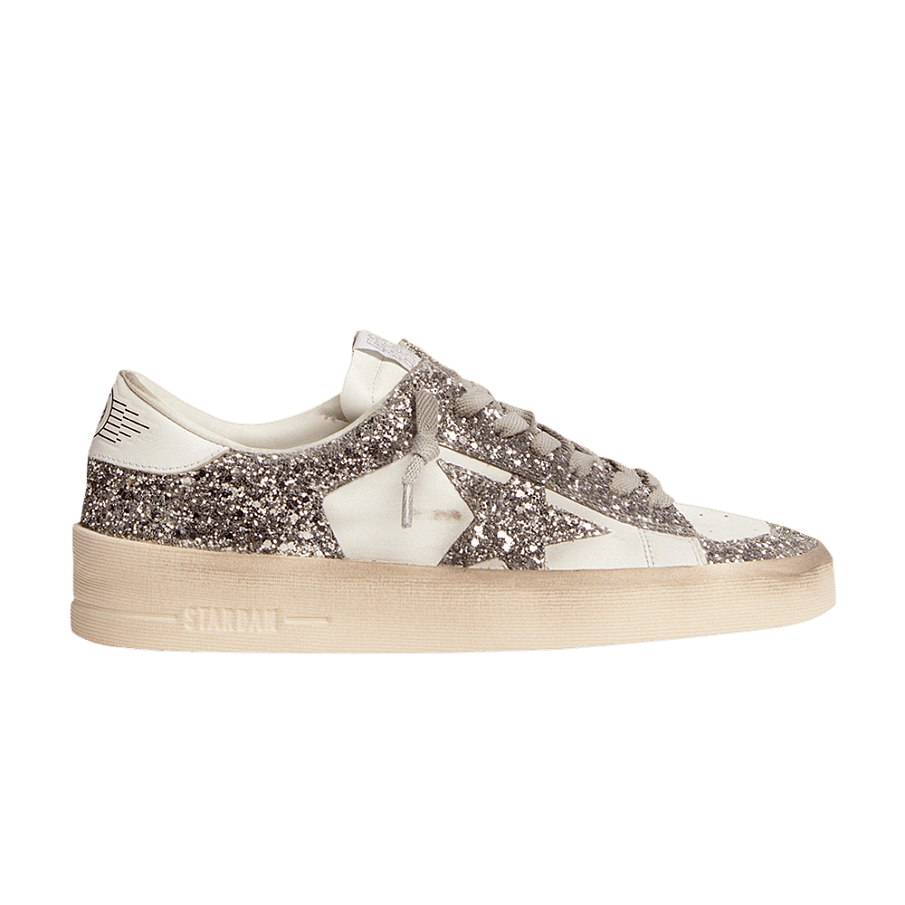Фото № 1 с приближением к товару «‎Golden Goose Women's Stardan White Silver Glitter»