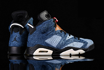 Фото № 4 с приближением к товару «‎Nike Air Jordan 6 Retro Washed Denim »