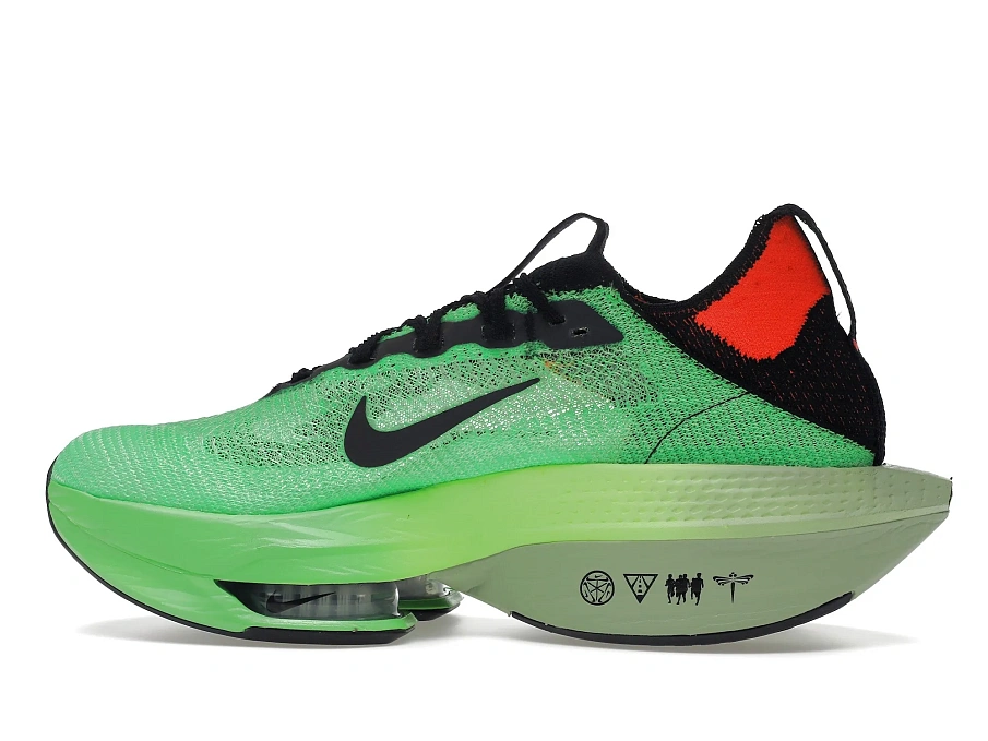 Фото № 6 с приближением к товару «‎Nike Air Zoom Alphafly Next% 2 Ekiden Scream Green»