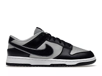 Фото № 1 с приближением к товару «‎Nike Dunk Low Chenille Swoosh Black Grey»