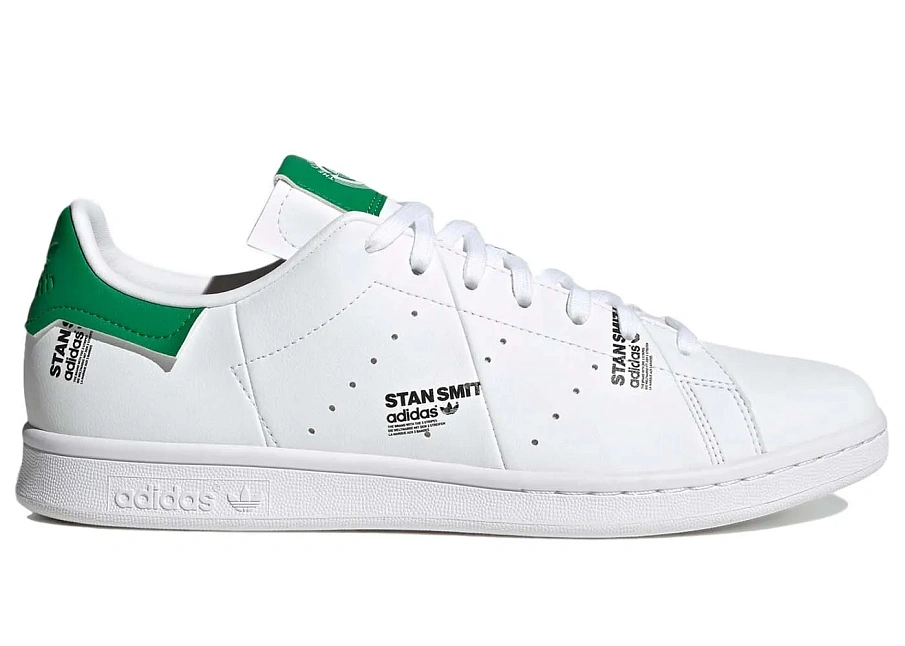 Фото № 1 с приближением к товару «‎adidas Stan Smith Digital Prints White Green»