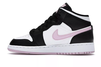 Jordan 1 Mid White Black Light Arctic Pink  - 3