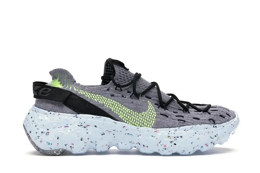 Фото № 1 с приближением к товару «‎Nike Space Hippie 04 Grey Volt »