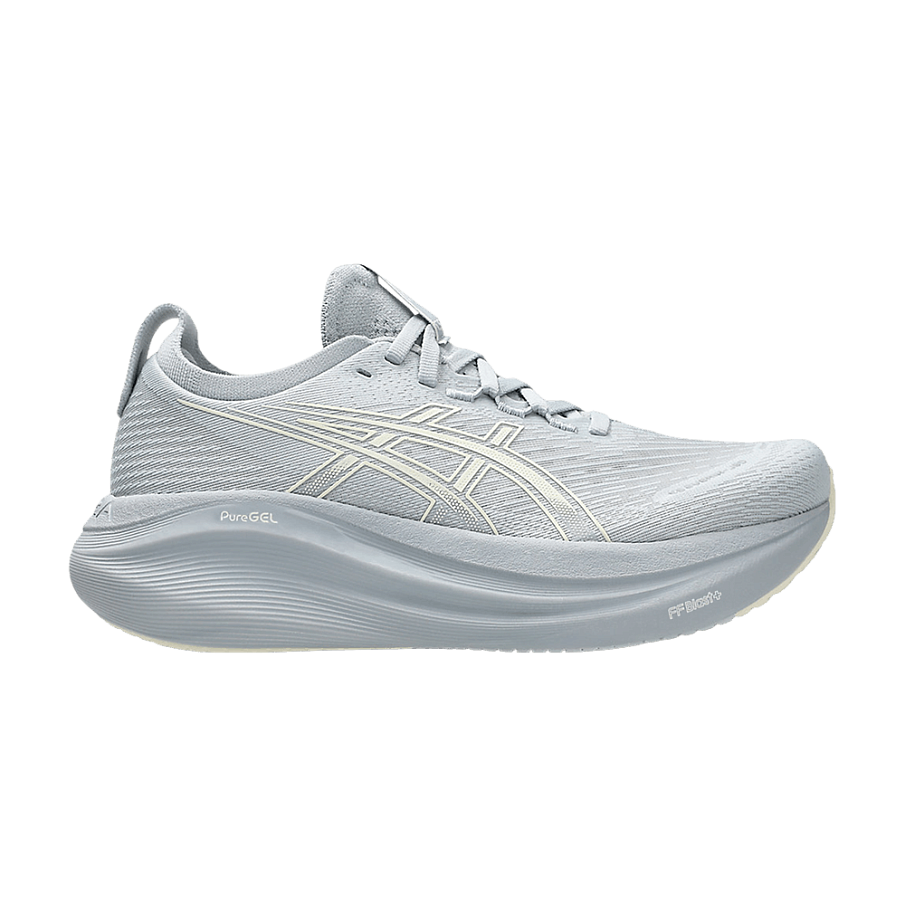 Фото № 1 с приближением к товару «‎ASICS Women's Gel Nimbus 27 Piedmont Grey Cream»