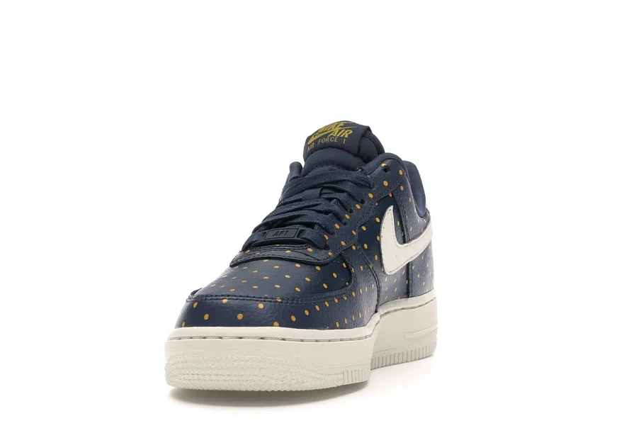 Фото № 2 с приближением к товару «‎Nike Air Force 1 Low Thunder Blue Yellow Ochre »