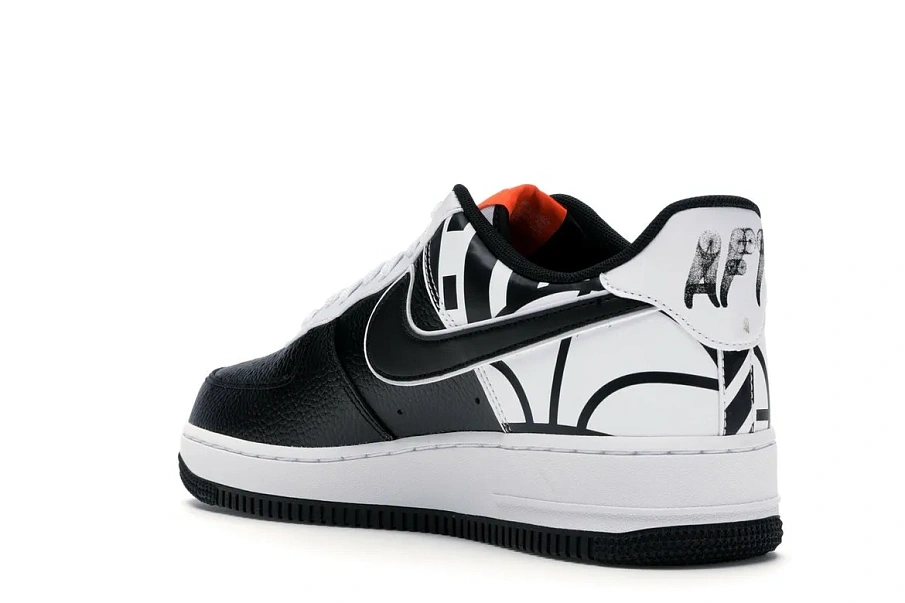 Фото № 6 с приближением к товару «‎Nike Air Force 1 Low 07 LV8 Black Black White»