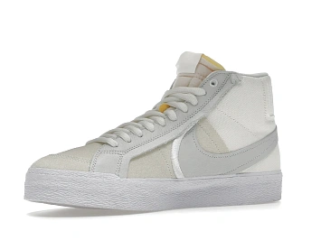 Nike SB Blazer Mid Warning Label Summit White (DZ7587-110) - 4