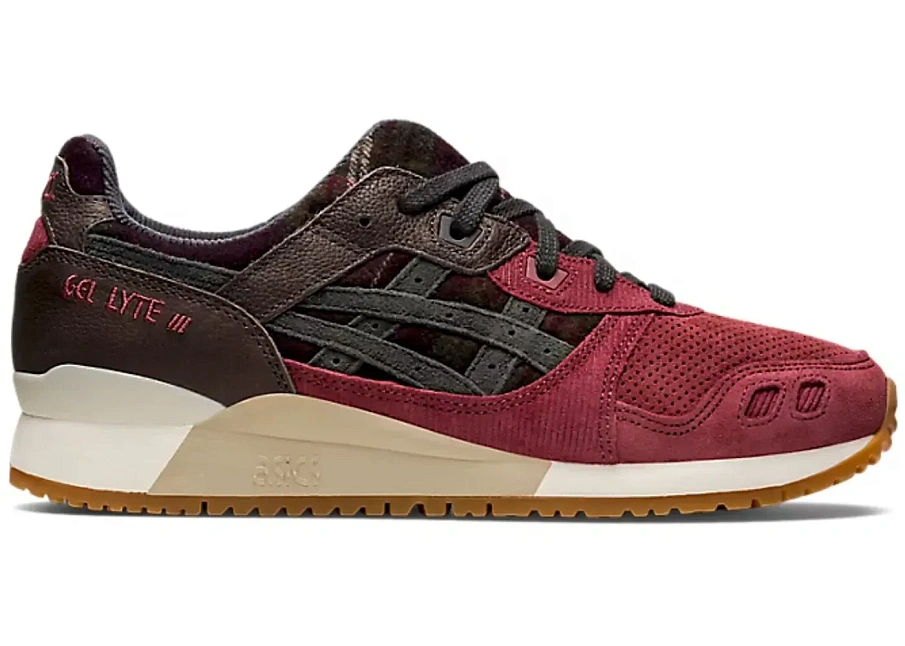 Фото № 1 с приближением к товару «‎ASICS Gel-Lyte III OG Brisket Red Obsidian Grey»