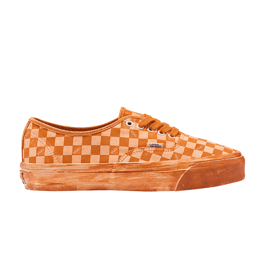 Фото № 1 с приближением к товару «‎Vans Premium Authentic 44 Dip Dye Checkerboard - Marmalade Orange»