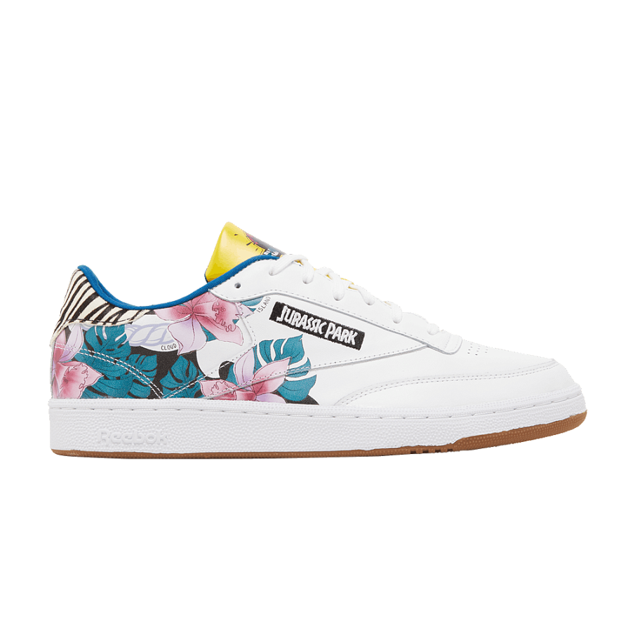 Фото № 1 с приближением к товару «‎Jurassic Park x Reebok Club C 85 Dennis Nedry»