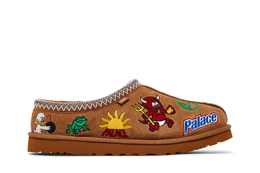 Фото № 2 с приближением к товару «‎Palace x UGG Tasman Slipper Chestnut»
