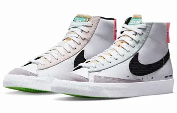 LPL X Nike Blazer Mid "Have A Good Game" High-Top Sneakers WhiteBlackPink - 3
