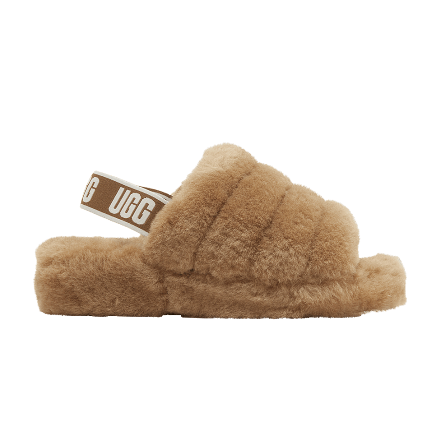 Фото № 1 с приближением к товару «‎UGG Women's Fluff Yeah Slide Chestnut»