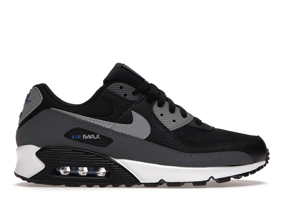Фото № 1 с приближением к товару «‎Nike Air Max 90 Black Grey Blue»