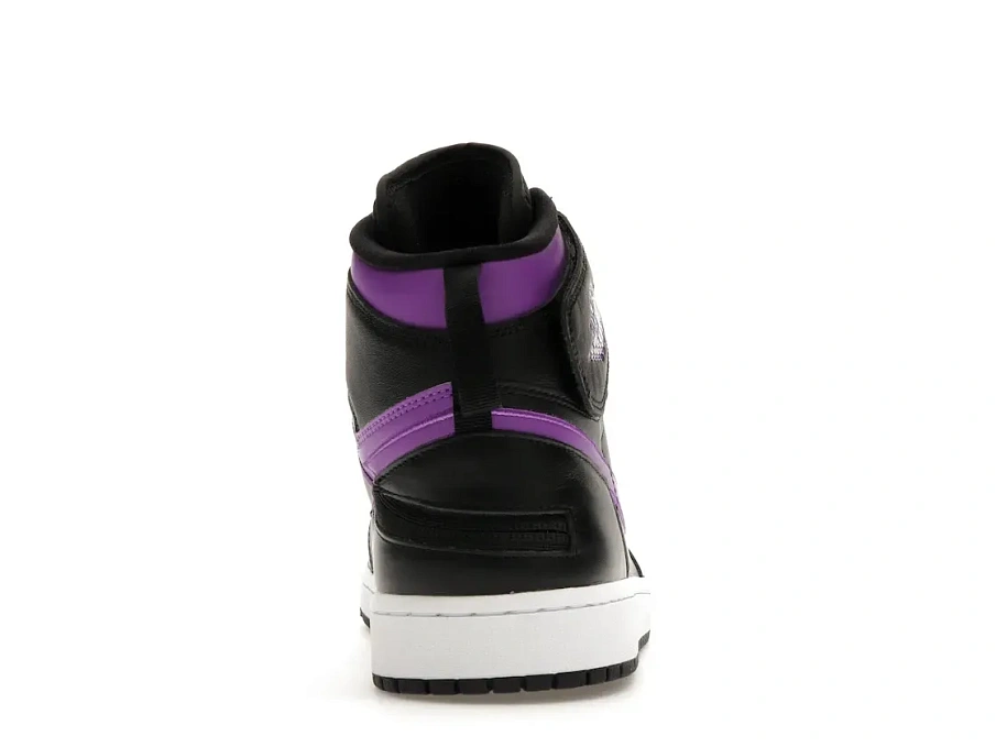 Фото № 4 с приближением к товару «‎Jordan 1 High FlyEase Black Bright Violet»