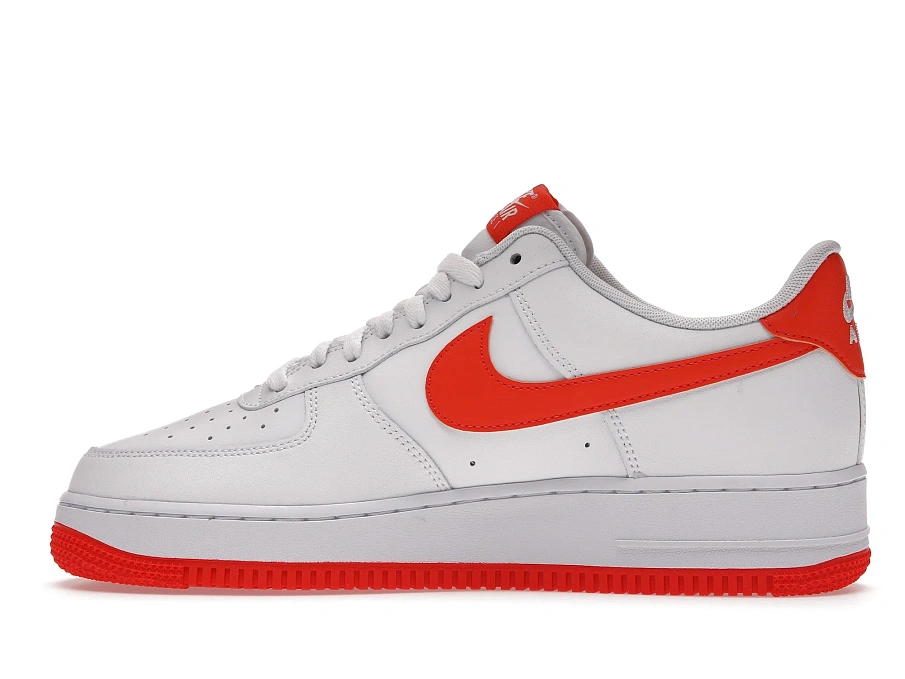 Фото № 5 с приближением к товару «‎Nike Air Force 1 Low White Orange (2021)»