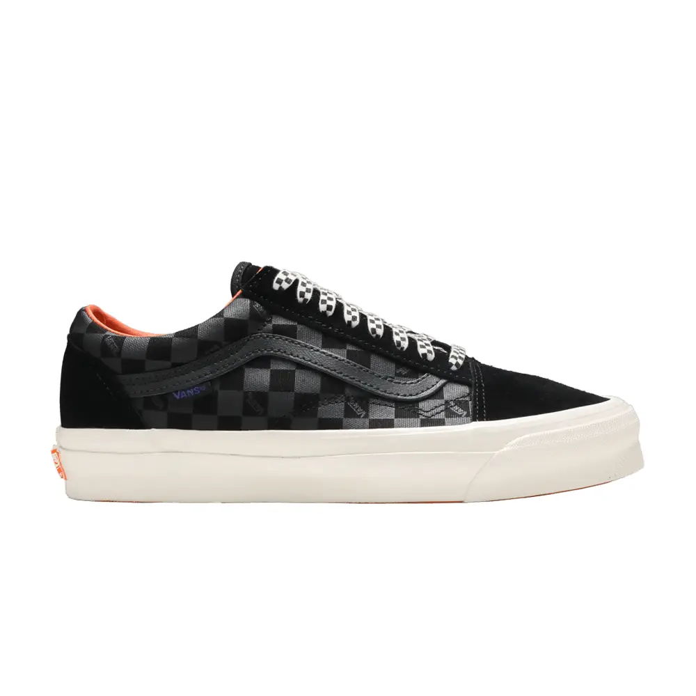 Porter-Yoshida & Co. x Vans OG Old Skool LX Floral Checkerboard - Black - 1