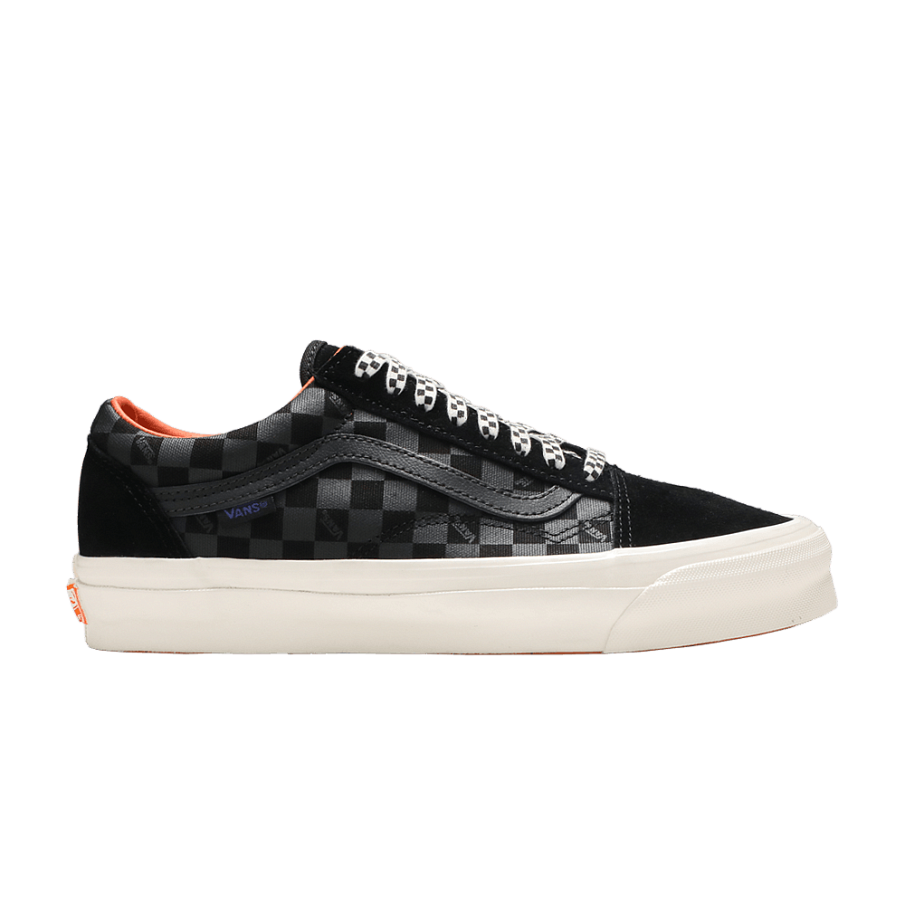 Фото № 1 с приближением к товару «‎Porter-Yoshida & Co. x Vans OG Old Skool LX Floral Checkerboard - Black»