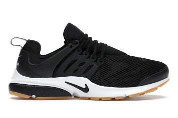Nike Air Presto Black/Black-White-Gum Yellow  - 1