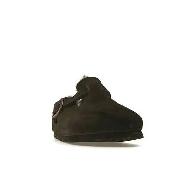 Birkenstock Boston Shearling Suede Mocha - 2