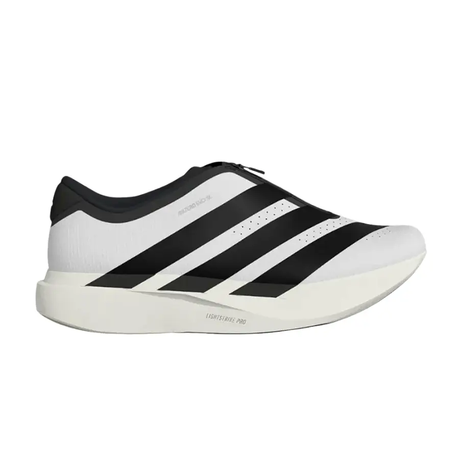 Фото № 1 с приближением к товару «‎adidas Adizero Evo SL Zip White Black (KH9623)»