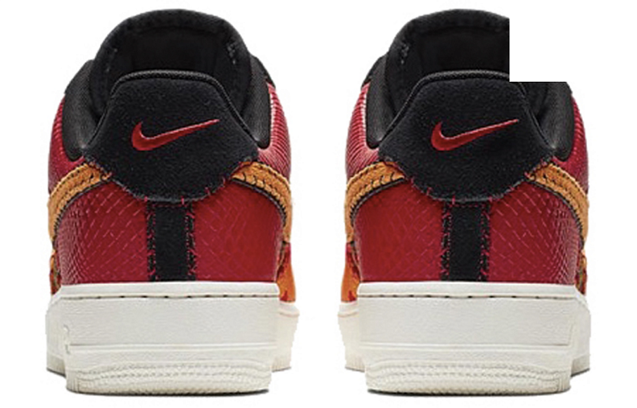 Фото № 4 с приближением к товару «‎Nike Air Force 1 '07 Prm 3 Skate Shoes Gym RedBlack-Canyon Gold-Oran»