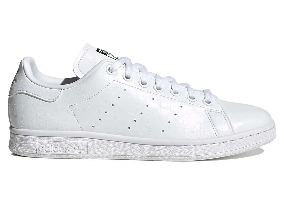 Фото № 1 с приближением к товару «‎adidas Stan Smith Cracked Leather White Gold »