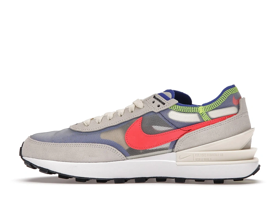 Фото № 5 с приближением к товару «‎Nike Waffle One Coconut Milk Crimson Royal»