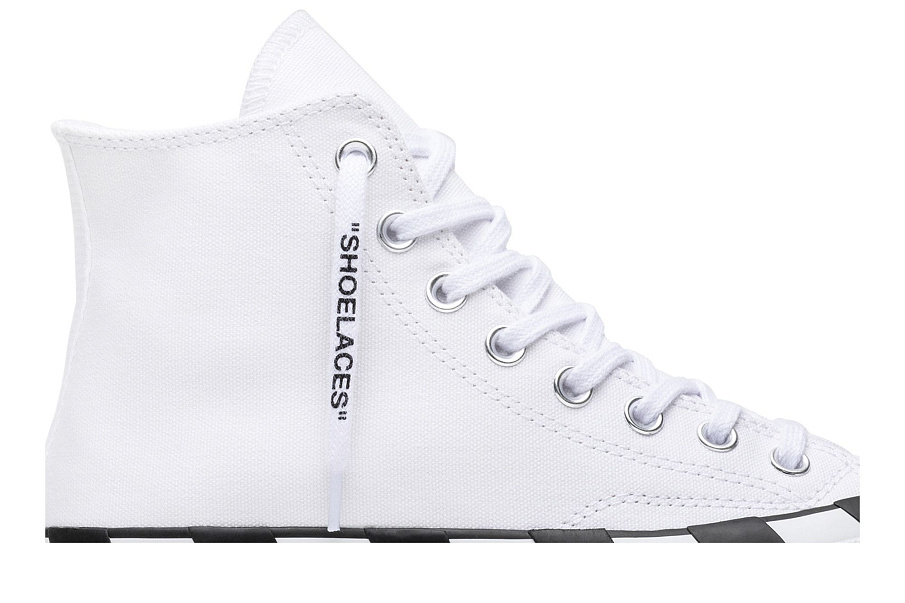 Фото № 3 с приближением к товару «‎Off-White x Converse Chuck 70 White»